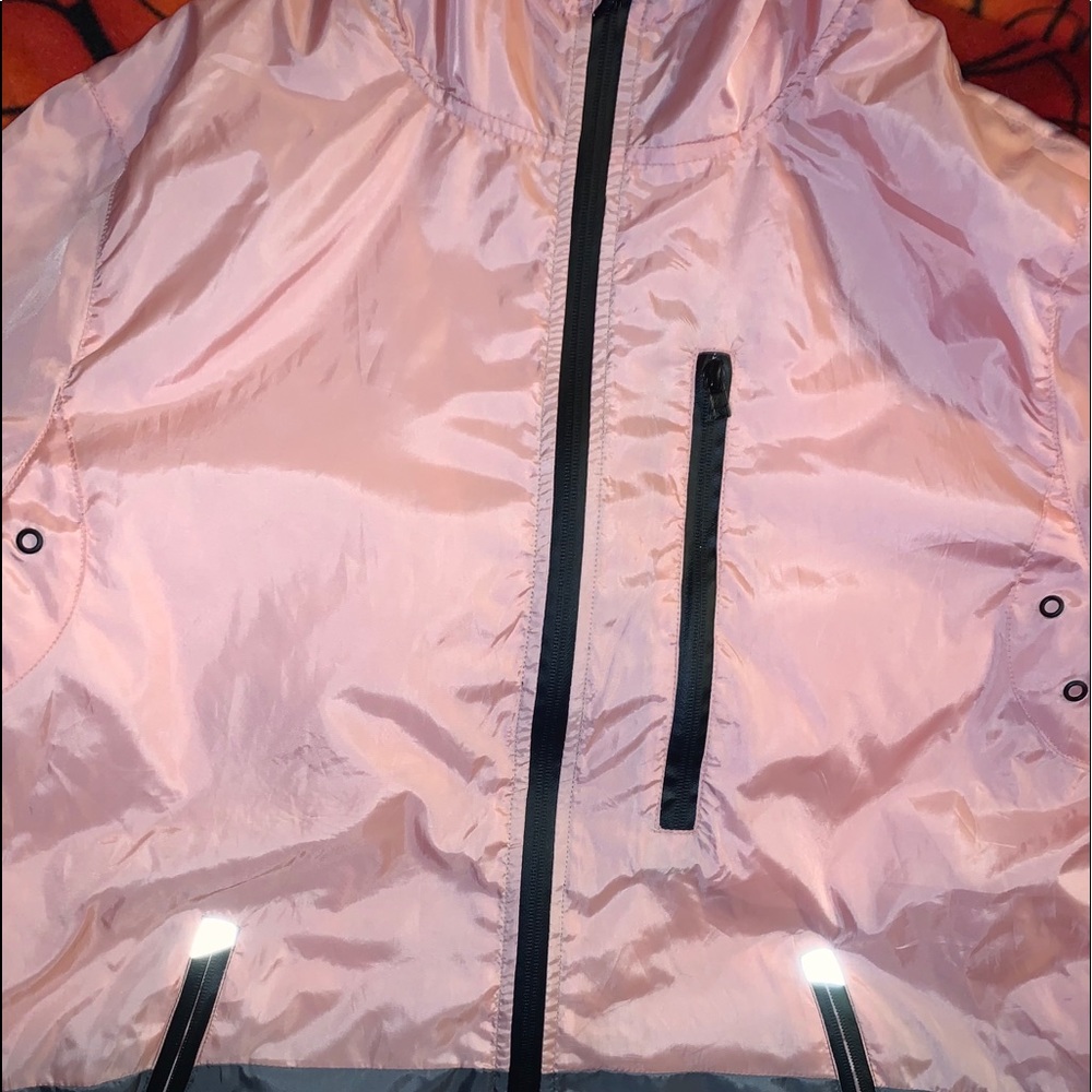 Pinky and grey South pole windbreaker